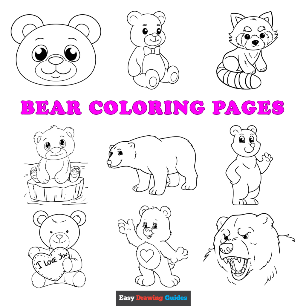 Free Printable Bear Coloring Pages For Kids Within Teddy Bear Coloring Pages Free Printable Free Printable Bear Coloring Pages For Kids Within Teddy Bear Coloring Pages Free Printable