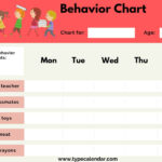 Free Printable Behavior Chart Templates [Pdf, Word, Excel] Pertaining To Free Printable Charts For Teachers