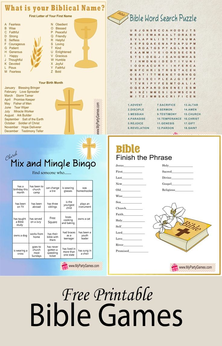Free Printable Bible Escape Room (Jesus&amp;</p>
<h2>039; Miracles) - My Party Games with Free Printable Bible Games For Youth