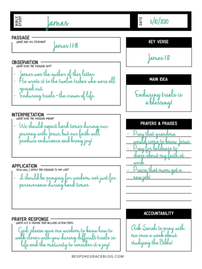 Free Printable Bible Study Worksheet — Bespoke Grace Worksheets With Free Printable Bible Study Lessons For Adults Free Printable Bible Study Worksheet — Bespoke Grace Worksheets With Free Printable Bible Study Lessons For Adults