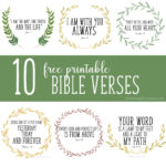 Free Printable Bible Verses   Christina Maria Blog Pertaining To Free Printable Scripture Verses
