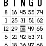 Free Printable Bingo Cards   Paper Trail Design In Free Printable Bingo