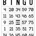 Free Printable Bingo Cards   Paper Trail Design Intended For Free Printable Bingo Cards 1 75