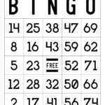 Free Printable Bingo Cards   Paper Trail Design Within Free Printable Bingo Cards With Numbers