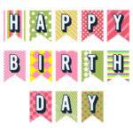Free Printable Birthday Banner   Everyday Megan %   Worksheets Library Regarding Free Happy Birthday Printable Letters