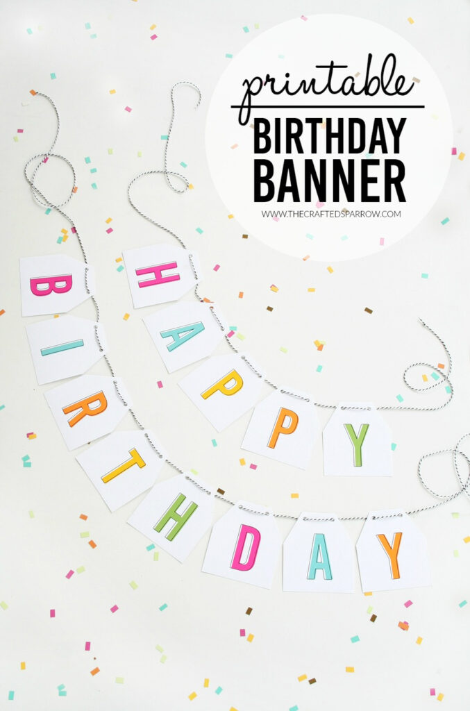 Free Printable Birthday Banner With Regard To Free Printable Birthday Banner Free Printable Birthday Banner With Regard To Free Printable Birthday Banner