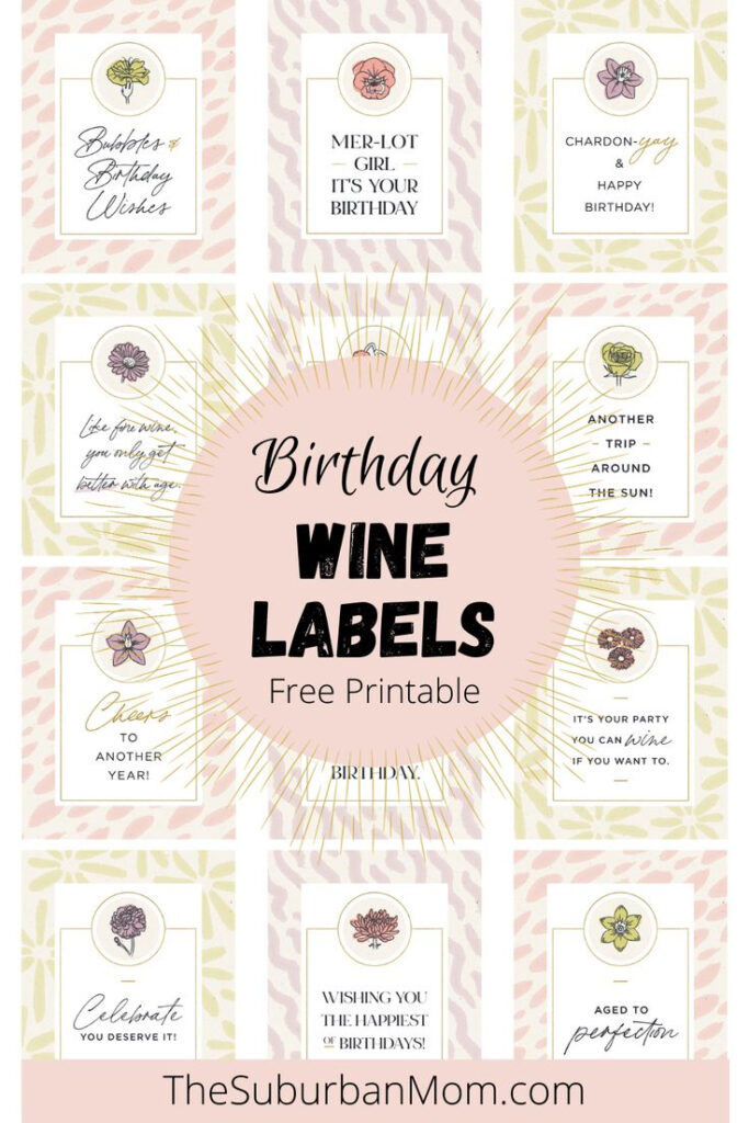 Free Printable Birthday Wine Bottle Labels Plus Wine Pairings Pertaining To Free Printable Wine Labels For Birthday Free Printable Birthday Wine Bottle Labels Plus Wine Pairings Pertaining To Free Printable Wine Labels For Birthday