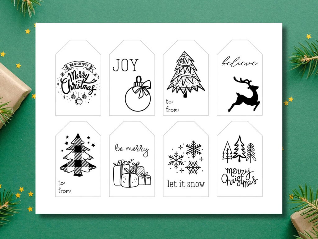 Free Printable Black And White Christmas Gift Tags Aubree Originals In Christmas Gift Tags Free Printable Black And White Free Printable Black And White Christmas Gift Tags Aubree Originals In Christmas Gift Tags Free Printable Black And White