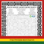 Free Printable Black History Month Word Search   Growing Play In Free Printable Black History Month Word Search