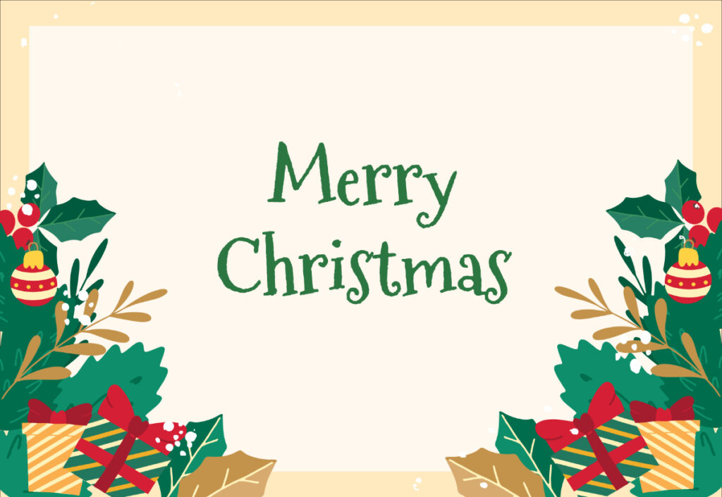 Free Printable Blank Christmas Card Template To Edit Online Intended For Free Online Printable Christmas Cards