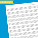 Free Printable Blank Music Staff Paper   Download At Paging Supermom Throughout Free Printable Music Staff