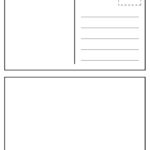 Free Printable Blank Postcard Template Pdf Inside Free Blank Printable Postcards