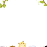 Free Printable Blank Safari Invitation Template Pdf In Jungle Theme Birthday Invitations Free Printable