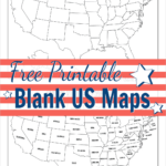 Free Printable Blank Us Map (Pdf Download) With Regard To Free Printable Outline Map Of United States