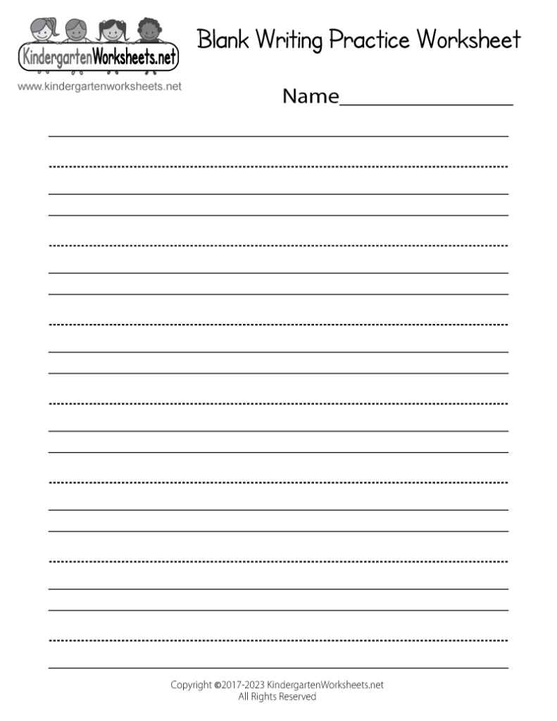 Free Printable Blank Writing Practice Worksheet With Blank Handwriting Worksheets Printable Free Free Printable Blank Writing Practice Worksheet With Blank Handwriting Worksheets Printable Free