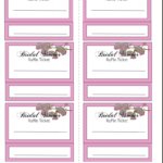 Free Printable Bridal Shower Raffle Tickets For Free Printable Bridal Shower Raffle Tickets