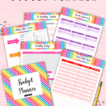 Free Printable Budget Planner   Carrie Elle In Free Printable Budget Binder