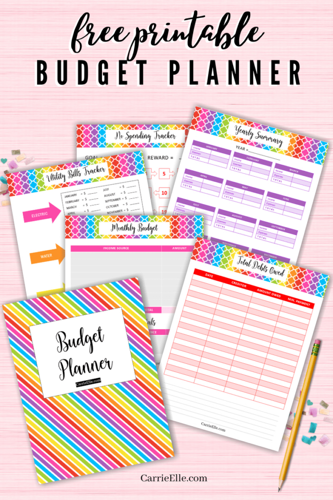 Free Printable Budget Planner Carrie Elle In Free Printable Budget Binder Free Printable Budget Planner Carrie Elle In Free Printable Budget Binder