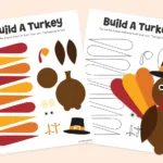 Free Printable Build A Turkey Cutout   Favorite Printables Inside Free Printable Turkey
