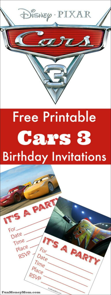 Free Printable Cars Birthday Invitations Fun Money Mom Within Free Printable Disney Cars Birthday Party Invitations Free Printable Cars Birthday Invitations Fun Money Mom Within Free Printable Disney Cars Birthday Party Invitations