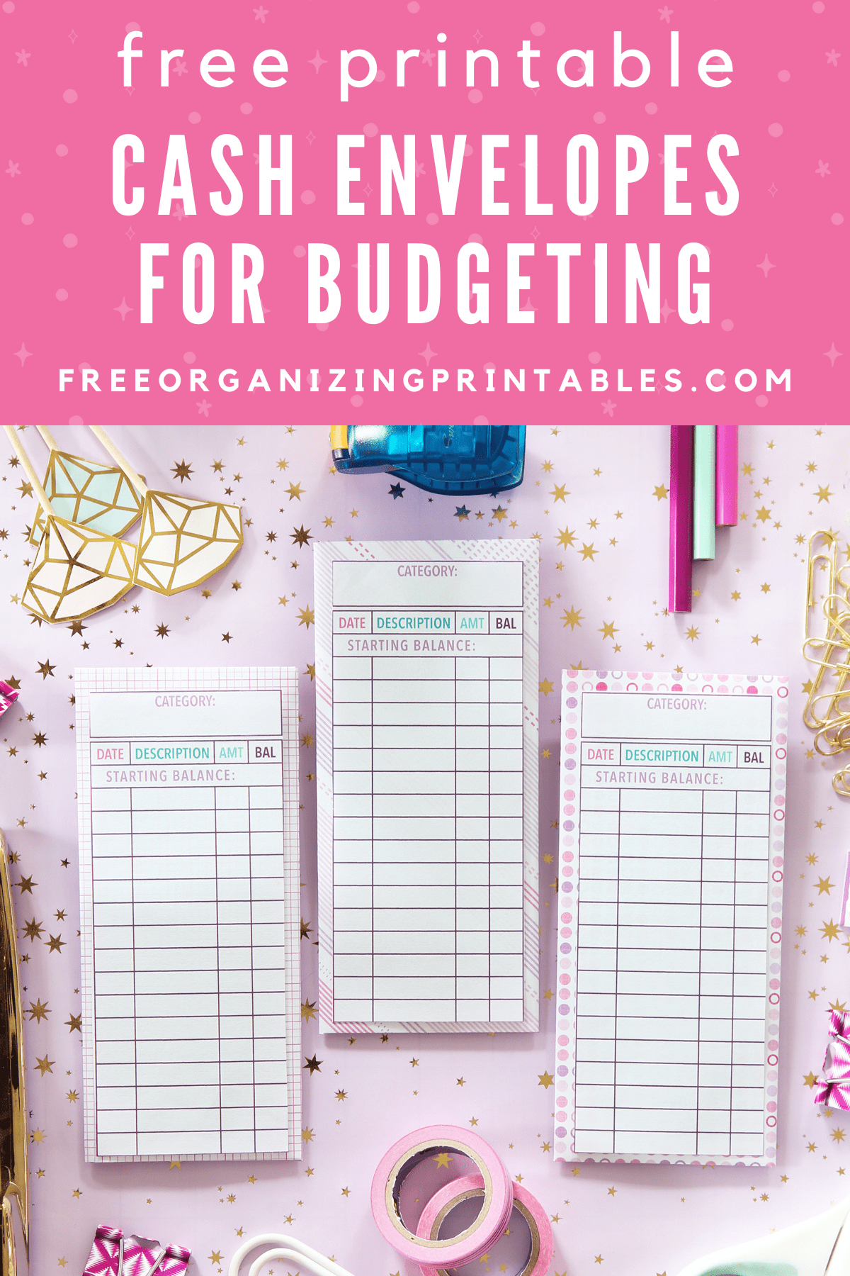 Free Printable Cash Envelopes For Budgeting inside Free Printable Money Envelopes