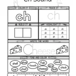 Free Printable Ch Worksheet For Kids Phonics Activities – Simple For Free Printable Ch Digraph Worksheets