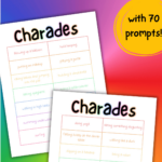 Free Printable Charades Game That'S Perfect For Kids Of All Ages With Free Printable Charades Cards