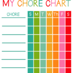 Free Printable Chore Charts For Kids!   Viva Veltoro Throughout Free Printable Toddler Chore Chart