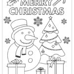 Free Printable Christmas Coloring Page For Kids   Pjs And Paint With Regard To Free Printable Christmas Coloring Pages For Kids