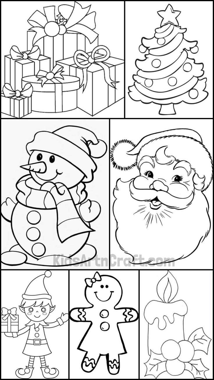 Free Printable Christmas Coloring Pages For Preschoolers pertaining to Free Printable Holiday Coloring Pages