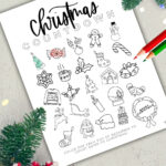 Free Printable Christmas Countdown   Lemon Thistle For Christmas Countdown Free Printable