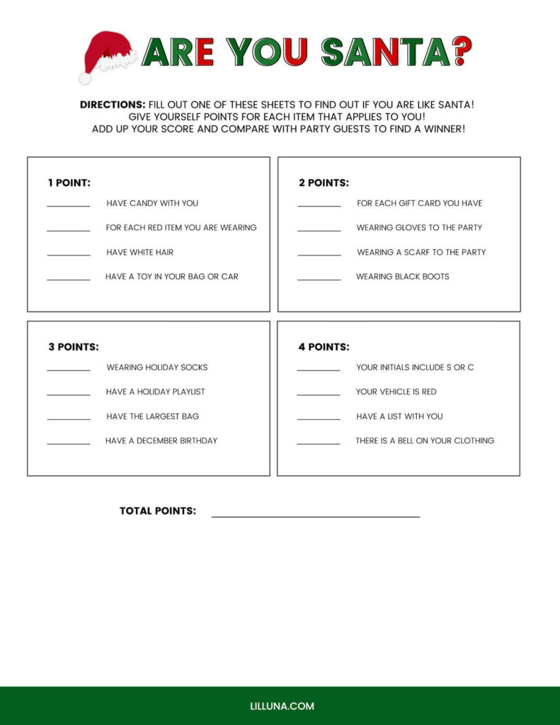Free Printable Christmas Games {4 Freebies} | Lil&<h2>039; Luna With Free Printable Christmas Games For Family Gatherings Free Printable Christmas Games {4 Freebies} | Lil&<h2>039; Luna With Free Printable Christmas Games For Family Gatherings
