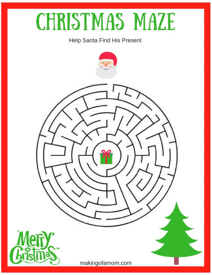 Free Printable Christmas Games For Preschoolers