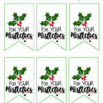 Free Printable Christmas Gift Tags : For Your Mistletoes — Pink Throughout Free Printable Mistletoe Tags