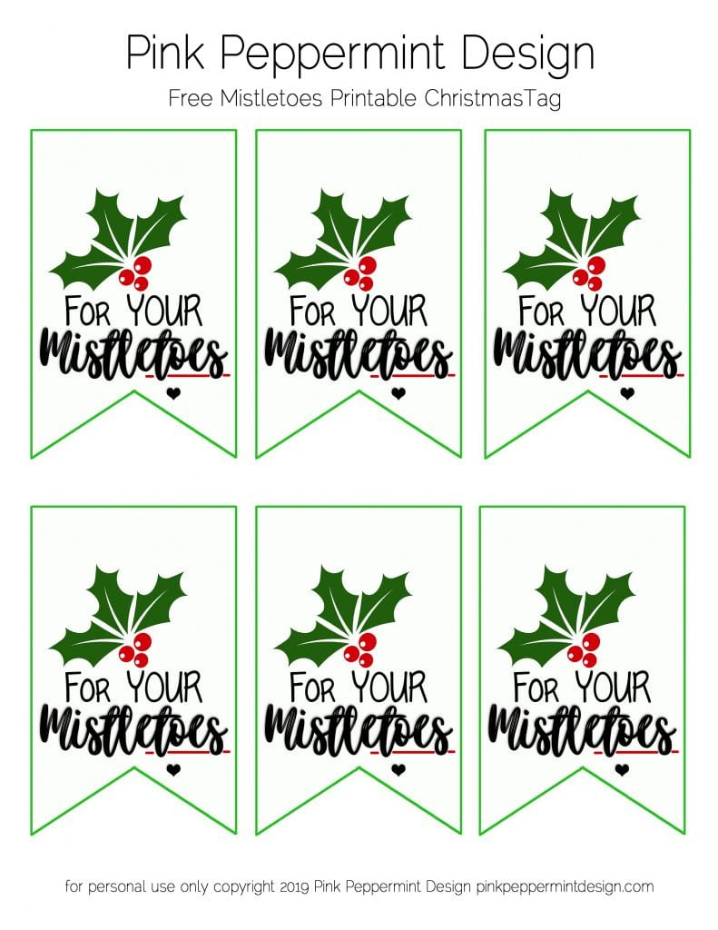 Free Printable Christmas Gift Tags : For Your Mistletoes — Pink Throughout Free Printable Mistletoe Tags Free Printable Christmas Gift Tags : For Your Mistletoes — Pink Throughout Free Printable Mistletoe Tags