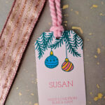 Free Printable Christmas Gift Tags In Pink   Editable   Merriment Regarding Free Printable Gift Tags Personalized
