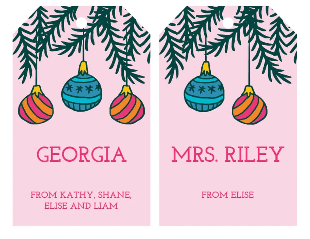 Free Printable Christmas Gift Tags In Pink Editable Merriment Throughout Printable Gift Tags Customized Free Free Printable Christmas Gift Tags In Pink Editable Merriment Throughout Printable Gift Tags Customized Free
