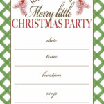 Free Printable Christmas Party Invitation | Moritz Fine Designs Pertaining To Free Printable Christmas Invitations