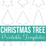Free Printable Christmas Tree Templates And Outlines In Free Printable Christmas Tree Template