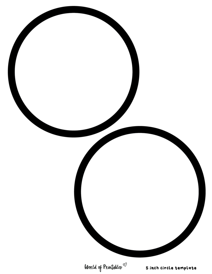 Free Printable 6 Inch Circle Template