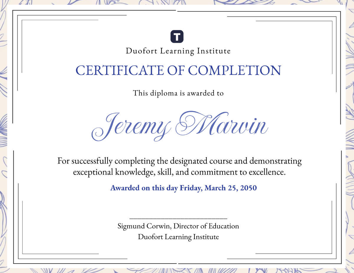 Free Printable Completion Certificate Templates To Customize Online throughout Certificate Of Completion Template Free Printable