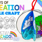 Free Printable Creation Craft For Kids   Christian Preschool Regarding Free Printable Sunday School Crafts