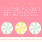 Free Printable, Customizable Apology Card Templates | Canva Inside Free Printable Apology Cards