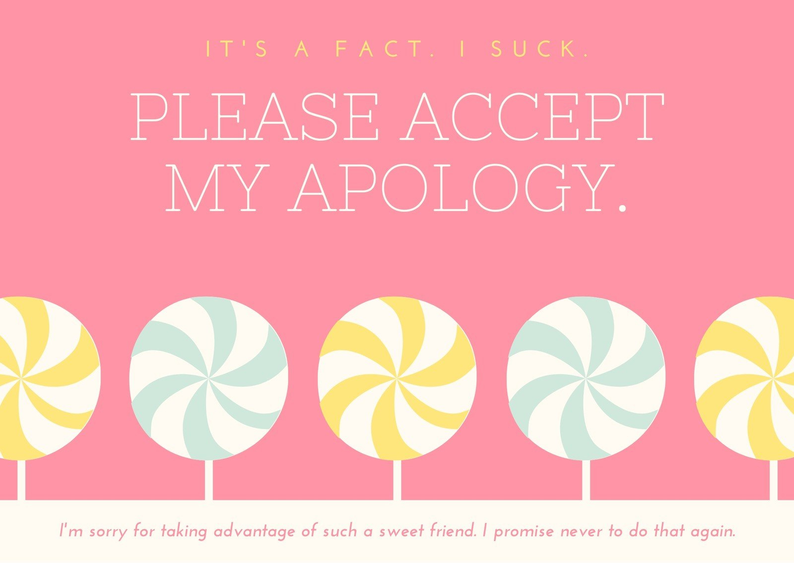 Free Printable, Customizable Apology Card Templates | Canva inside Free Printable Apology Cards