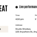 Free, Printable, Customizable Concert Ticket Templates | Canva In Free Printable Admission Ticket Template