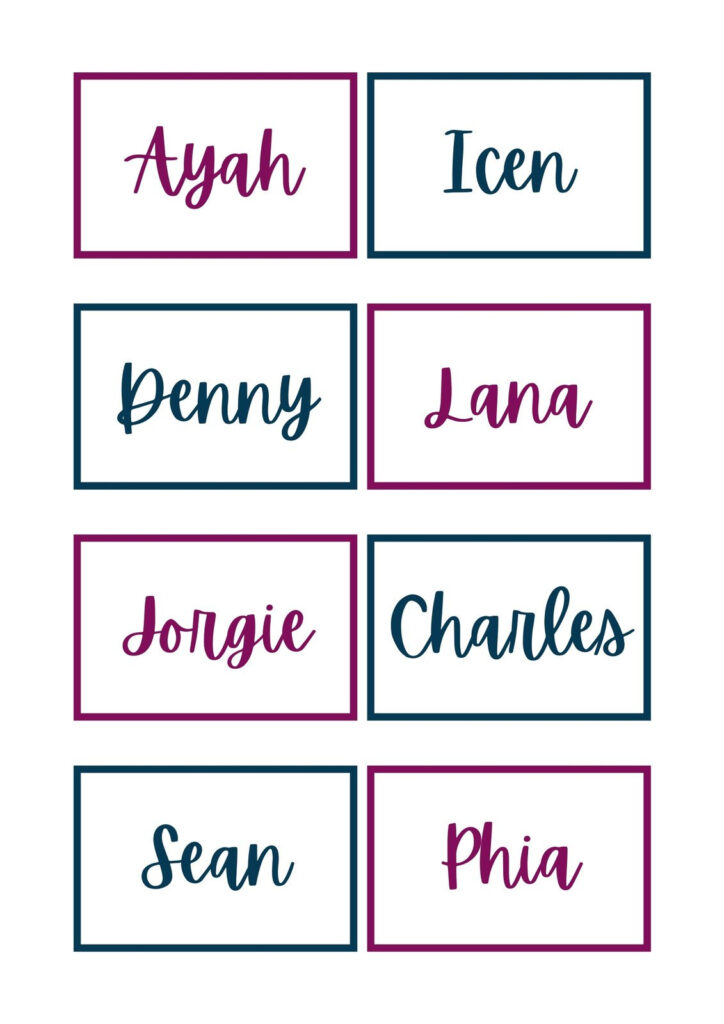 Free Printable Customizable Name Tag Templates Canva Inside Free Printable Name Tags Free Printable Customizable Name Tag Templates Canva Inside Free Printable Name Tags