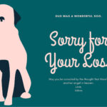 Free, Printable, Customizable Pet Sympathy Card Templates | Canva In Free Printable Sympathy Cards For Dogs