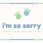 Free, Printable, Customizable Pet Sympathy Card Templates | Canva In Free Printable Sympathy Cards For Loss Of Dog