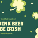 Free Printable, Customizable St. Patrick'S Day Card Templates | Canva Throughout Free Printable St Patrick&#039;s Day Card