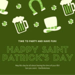Free Printable, Customizable St. Patrick'S Day Card Templates | Canva With Free Printable St Patrick'S Day Card